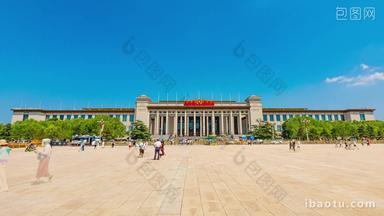 北京地标国家博物馆延时实拍